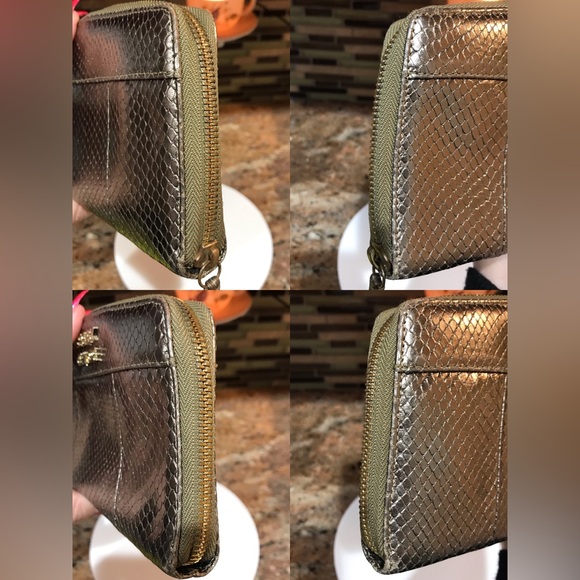 See By Chloe Metallic Leather Zip Around Wallet 🤩❤️‍🔥